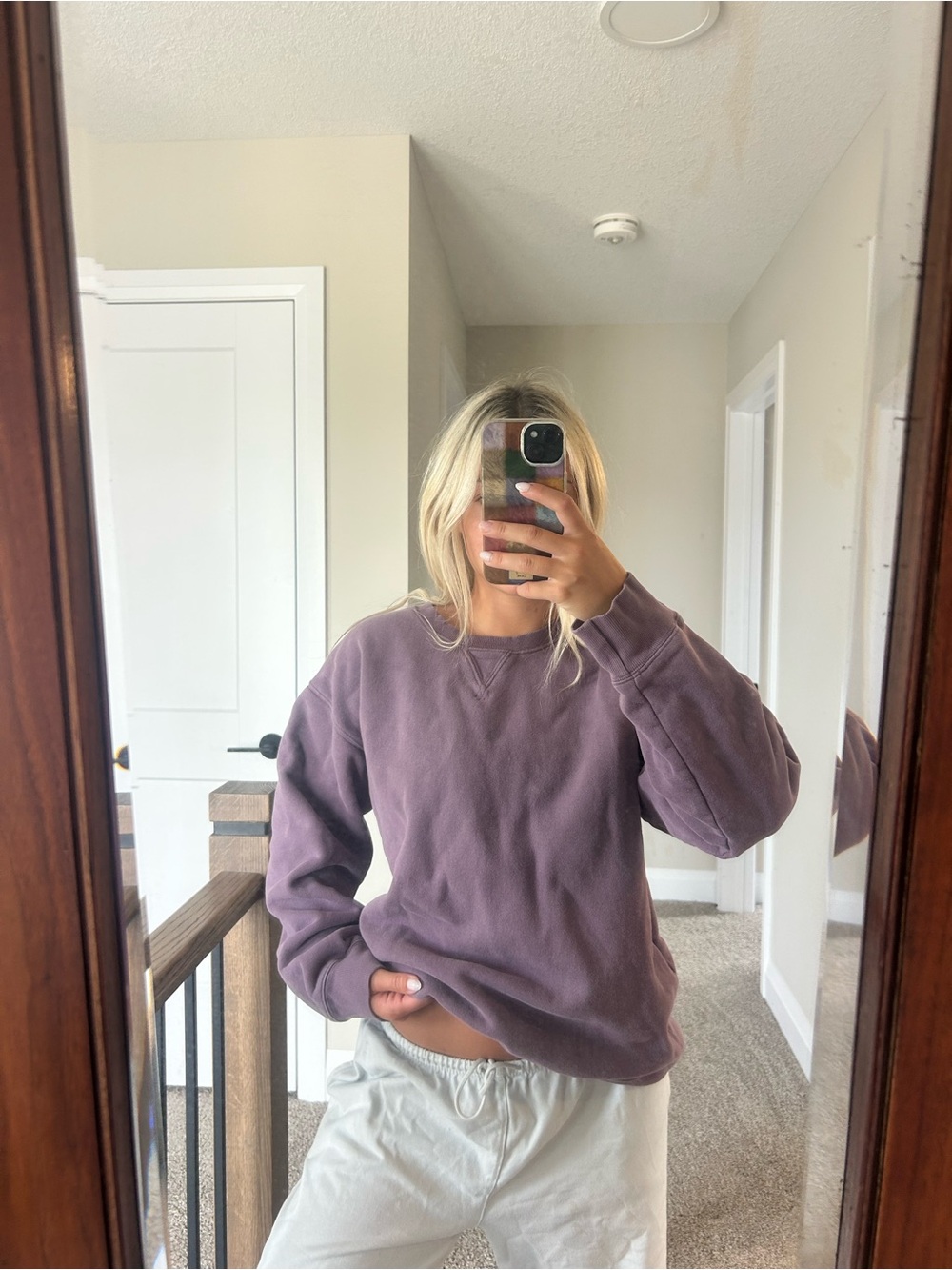 Aritzia Plum Crew Sweatshirt
